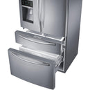  Samsung 36-inch, 28 cu. ft. French 4-Door Refrigerator with Ice and Water RF28HMEDBSR/AA IMAGE 8