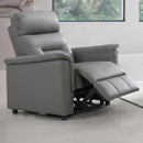 IFDC IF 8141 3 pc Power Living Reclining Room Set - Light Grey IMAGE 4