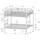 Monarch Kids Beds Bunk Bed I 2230S IMAGE 4