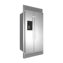  Forno 36-inch, 20 cu. ft. Freestanding Side-by-Side Refrigerator FFRBI1844-36SB IMAGE 9