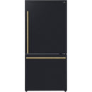  Forno 31-inch 17.2 cu.ft Freestanding Bottom Freezer Refrigerator FFFFD1785-31BLK IMAGE 1