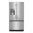  Whirlpool 36-inch French 3-Door Refrigerator with External Dispenser WRFF3436RZ IMAGE 1