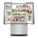  Whirlpool 36-inch French 3-Door Refrigerator with External Dispenser WRFF3436RZ IMAGE 3
