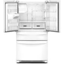 Whirlpool 36-inch French 4-Door Refrigerator with external water and ice dispenser WRMF3636RW IMAGE 1