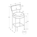 Monarch Counter Height Stool I 2246 IMAGE 3