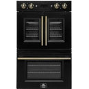  Forno 30-inch, 7.36 cu. ft. Built-in Double Wall Oven with Dual True Convection FBOEL1340-30BLK IMAGE 1