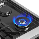  Forno 36-inch Freestanding Dual Fuel Range with True European Convection Technology FFSGS6356-36BLK IMAGE 4