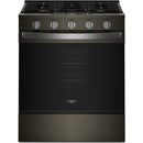  Whirlpool 30-inch Slide-In Gas Range with Wi-Fi WSGS5030SV IMAGE 1