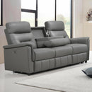 IFDC Power Reclining Leather Match Sofa IF 8141 - S IMAGE 1