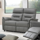 IFDC Power Reclining Leather Match Loveseat IF 8141 - L IMAGE 1