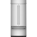  KitchenAid 36-inch, 20.8 cu. ft. Built-in French 3-Door Refrigerator KBFN536SPS IMAGE 1