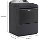  Maytag 7.4 cu. ft. Electric Dryer with Extra Power and Advanced Moisture Sensing YMED6205RF IMAGE 6