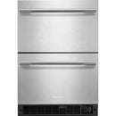  KitchenAid 24-inch, 4.3 cu. ft.  Double Drawer Refrigerator KUCT524SSB IMAGE 1