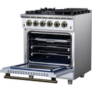  Forno 30-inch Freestanding Gas Range with 5 Burners FFSGS6239-30WHT IMAGE 7