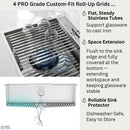  Forno 33" Drop-In/Undermount 3-Level Workstation Sink with Faucet, Waterfall and Glass Rinser D-WP30 IMAGE 9