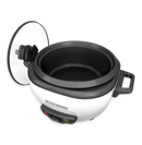 Cuiseur à riz et cuiseur à vapeur antiadhésif Black & Decker, blanc, 6 tasses [BOITE OUVERTE]