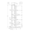 Monarch Bookcases 5+ Shelves I 7232 IMAGE 5