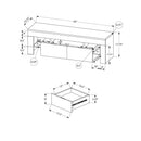Monarch TV Stand I 3548 IMAGE 11